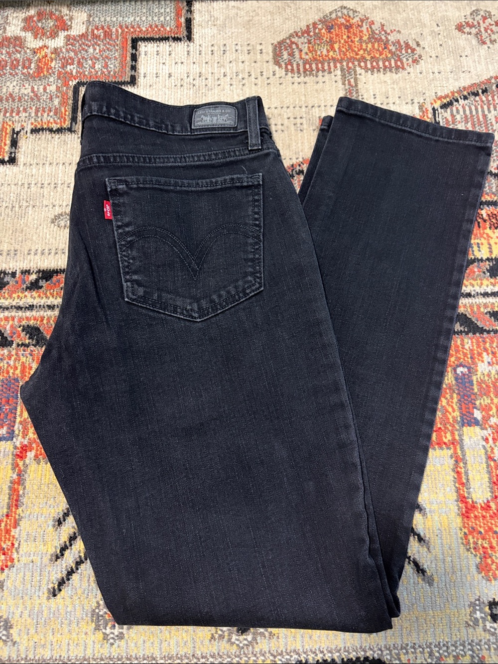 Levi's Women's Black Jeans with Red Tab